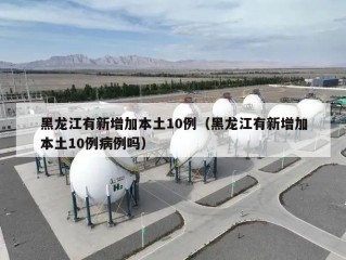 黑龙江有新增加本土10例（黑龙江有新增加本土10例病例吗）